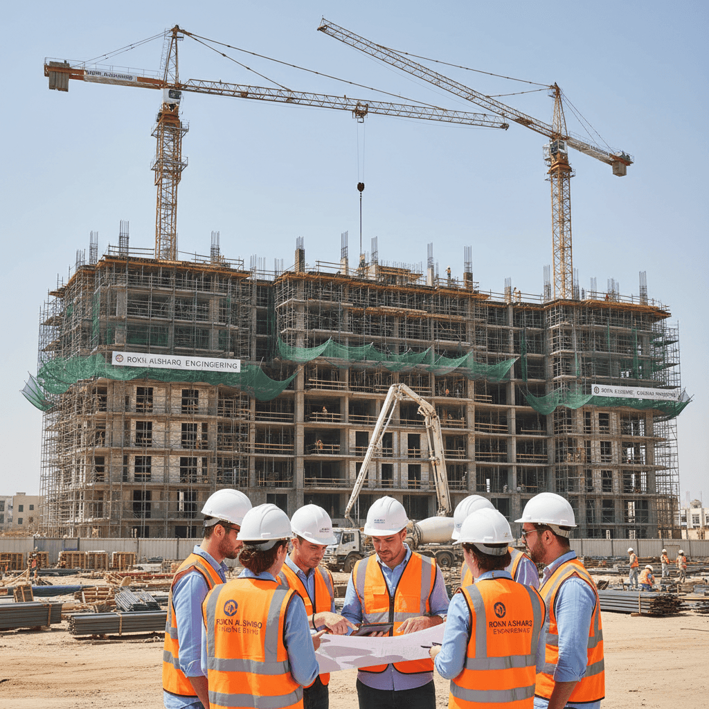مرحلة التنفيذ والإشراف الهندسي